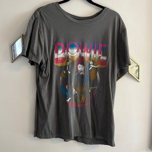 David Bowie tour shirt